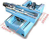 The design of fully support linear motion guide reduces the gravity deformation during mechanical movement to a minimum 